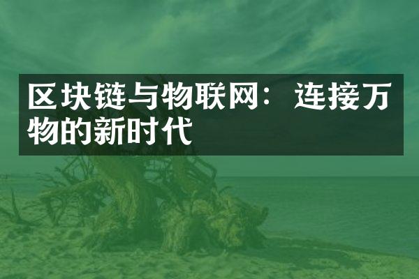 区块链与物联网：连接万物的新时代