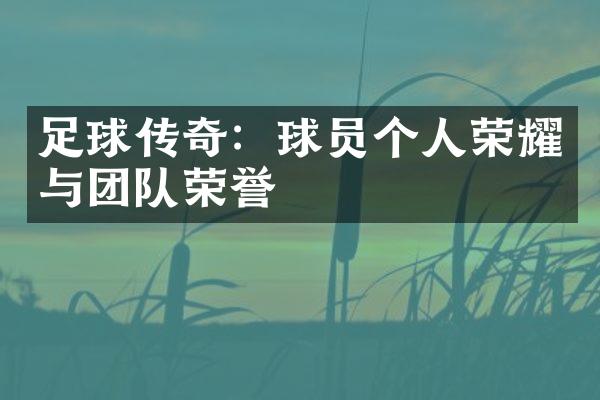 足球传奇：球员个人荣耀与团队荣誉