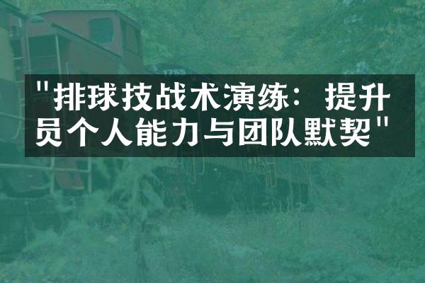 "排球技战术演练：提升球员个人能力与团队默契"