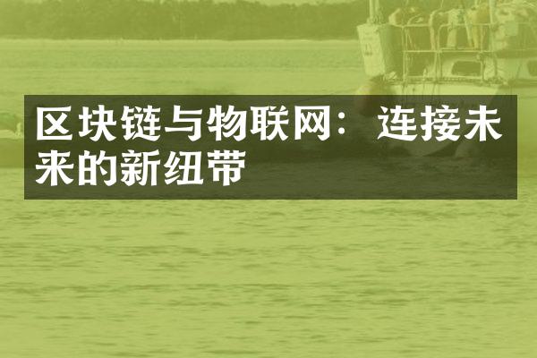 区块链与物联网：连接未来的新纽带