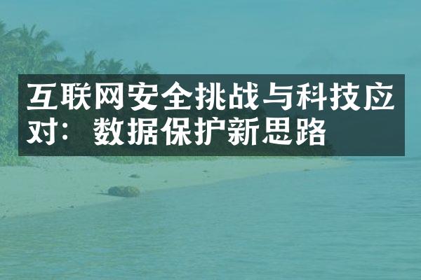 互联网安全挑战与科技应对：数据保护新思路