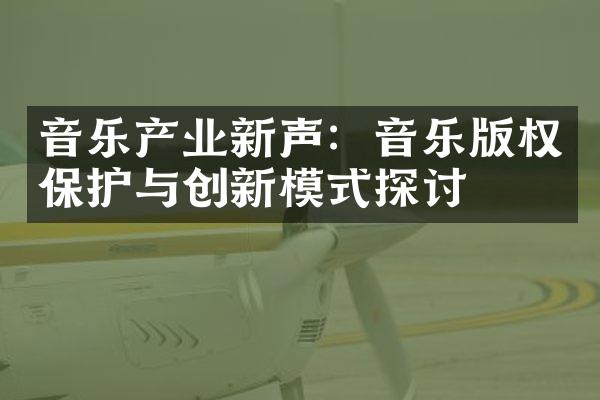 音乐产业新声：音乐版权保护与创新模式探讨