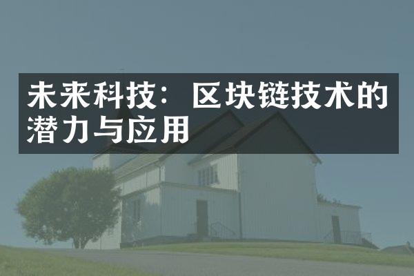 未来科技：区块链技术的潜力与应用