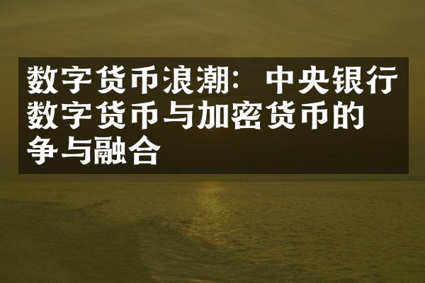 数字货币浪潮：中央银行数字货币与加密货币的竞争与融合