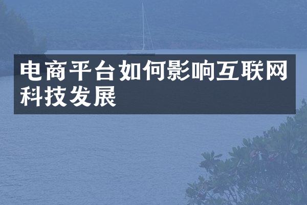 电商平台如何影响互联网科技发展