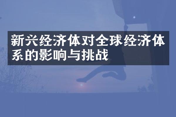 新兴经济体对全球经济体系的影响与挑战