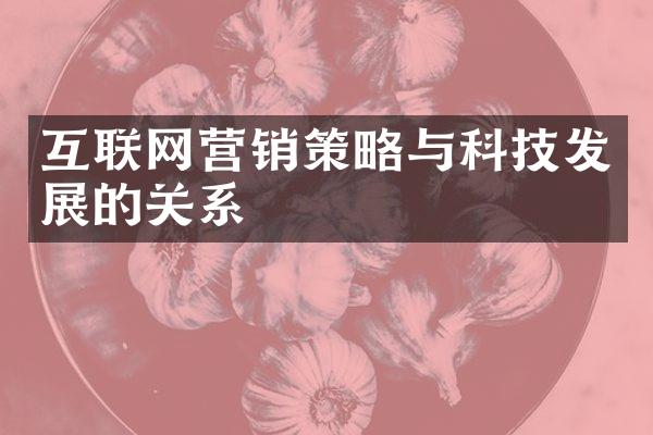 互联网营销策略与科技发展的关系