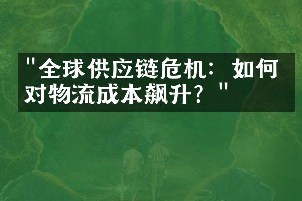 "全球供应链危机：如何应对物流成本飙升？"