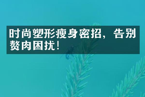 时尚塑形瘦身密招，告别赘肉困扰！