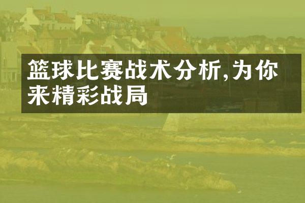 篮球比赛战术分析,为你带来精彩战局