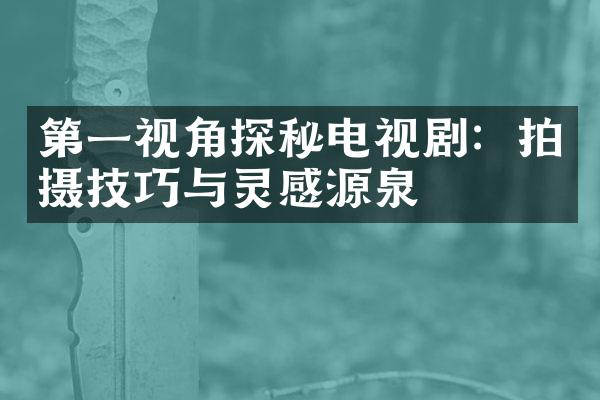 第一视角探秘电视剧：拍摄技巧与灵感源泉