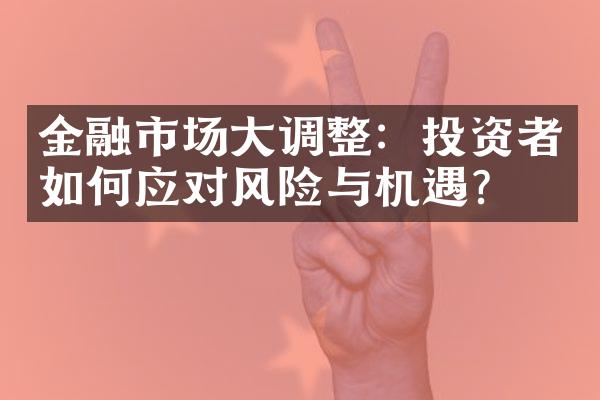 金融市场大调整：投资者如何应对风险与机遇？