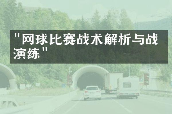 "网球比赛战术解析与战术演练"