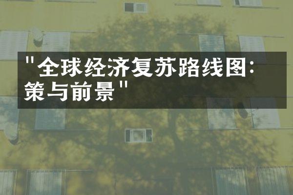 "全球经济复苏路线图：政策与前景"