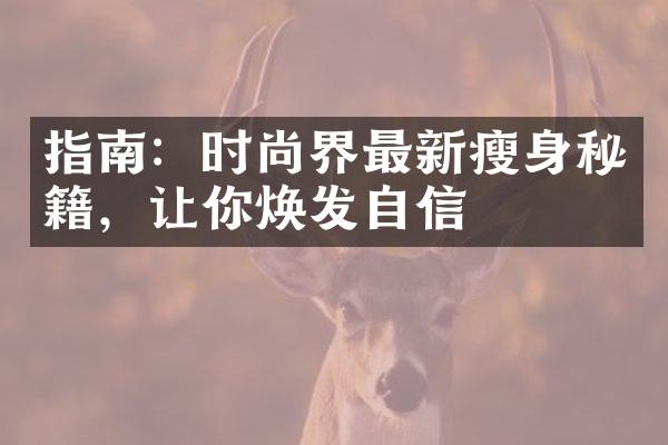 指南：时尚界最新瘦身秘籍，让你焕发自信