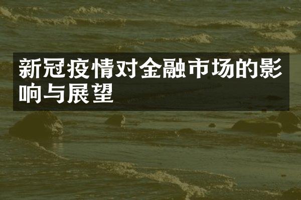 新冠疫情对金融市场的影响与展望