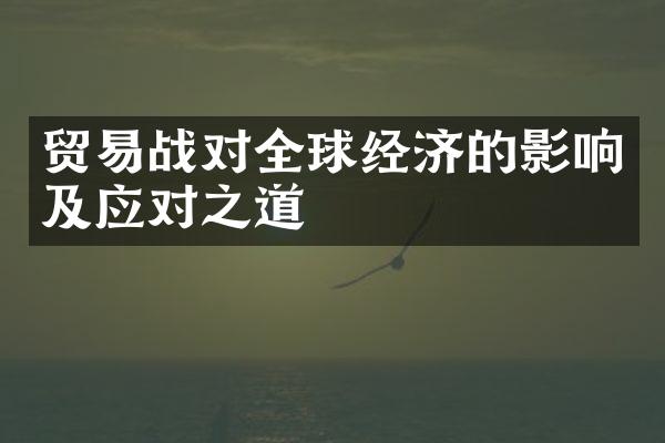 贸易战对全球经济的影响及应对之道