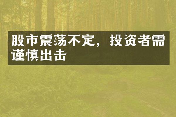 股市震荡不定，投资者需谨慎出击