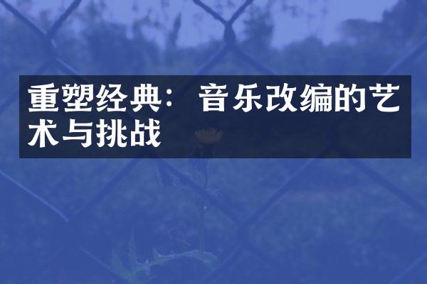 重塑经典：音乐改编的艺术与挑战