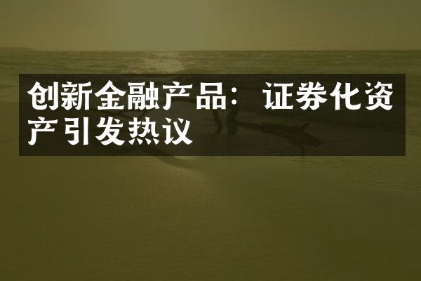 创新金融产品：证券化资产引发热议