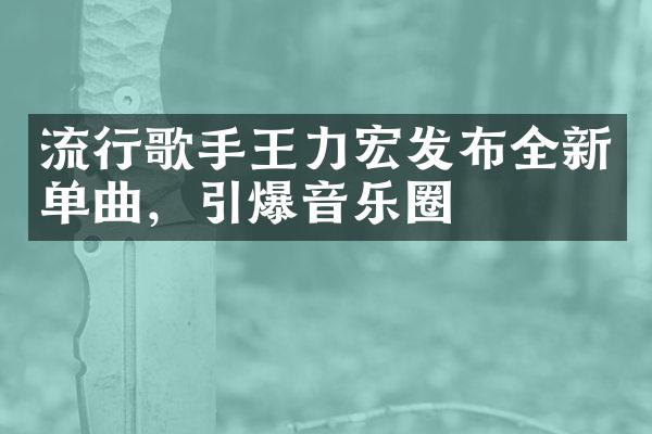 流行歌手王力宏发布全新单曲，引爆音乐圈