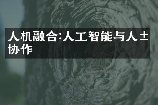 人机融合:人工智能与人类协作