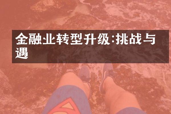 金融业转型升级:挑战与机遇