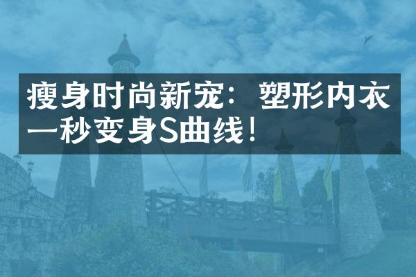 瘦身时尚新宠：塑形内衣一秒变身S曲线！