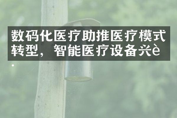 数码化医疗助推医疗模式转型，智能医疗设备兴起