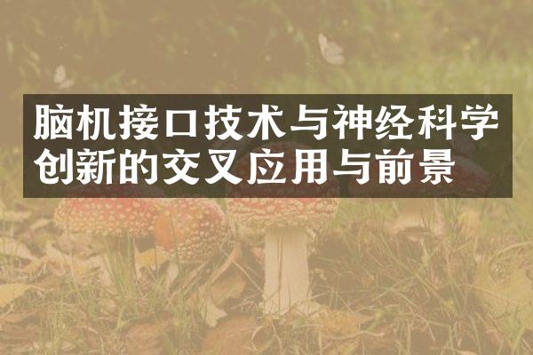 脑机接口技术与神经科学创新的交叉应用与前景