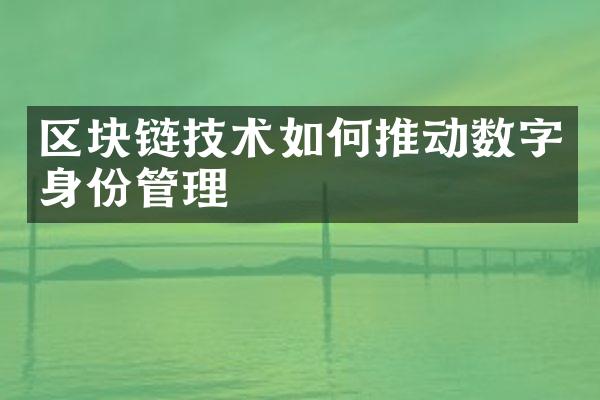 区块链技术如何推动数字身份管理