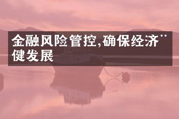 金融风险管控,确保经济稳健发展