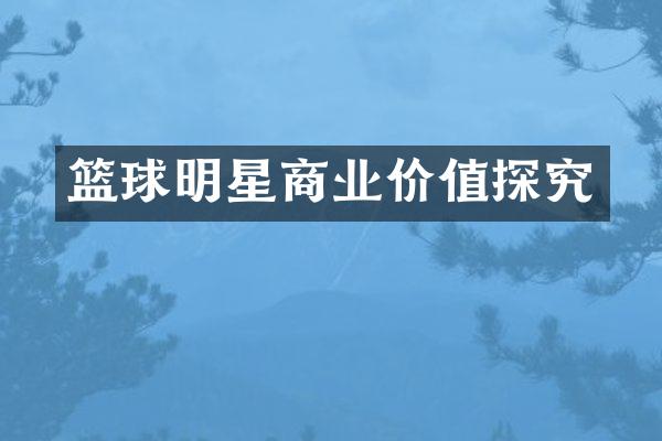 篮球明星商业价值探究