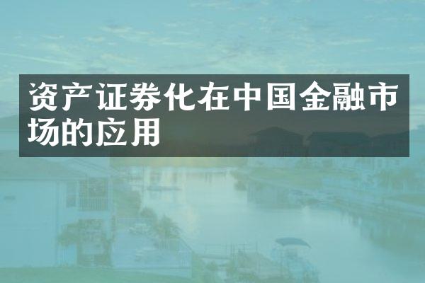 资产证券化在中国金融市场的应用