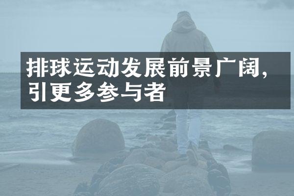 排球运动发展前景广阔,吸引更多参与者