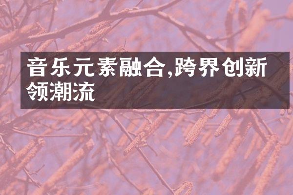 音乐元素融合,跨界创新引领潮流