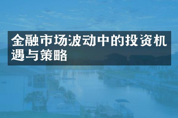 金融市场波动中的投资机遇与策略