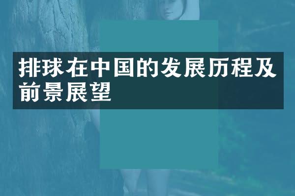 排球在中国的发展历程及前景展望