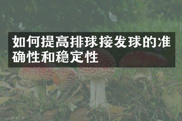 如何提高排球接发球的准确性和稳定性