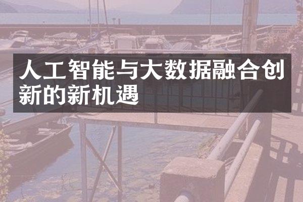 人工智能与大数据融合创新的新机遇