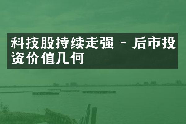 科技股持续走强 - 后市投资价值几何