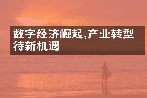 数字经济崛起,产业转型期待新机遇