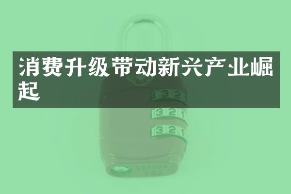 消费升级带动新兴产业崛起