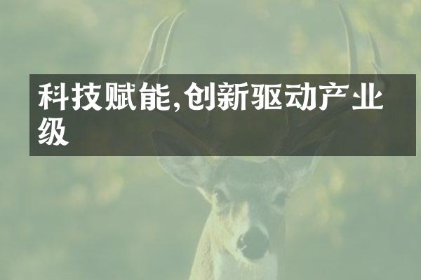 科技赋能,创新驱动产业升级