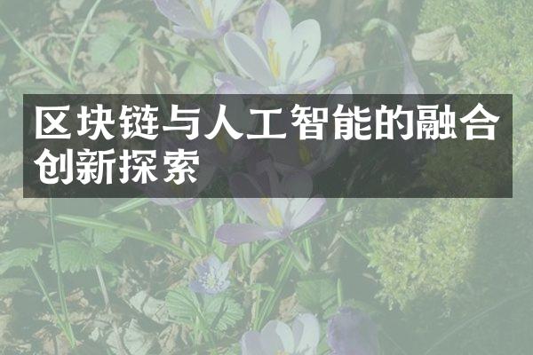 区块链与人工智能的融合创新探索