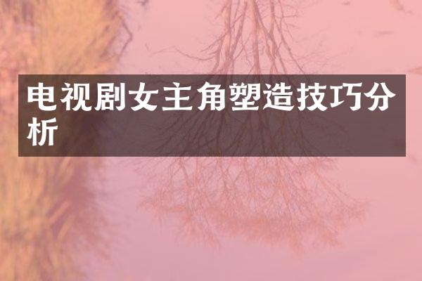 电视剧女主角塑造技巧分析