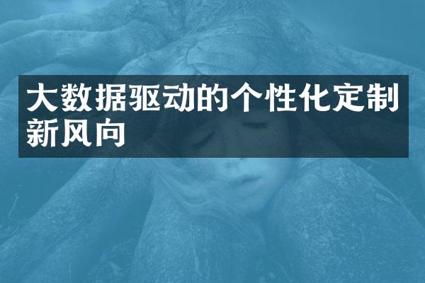 大数据驱动的个性化定制新风向