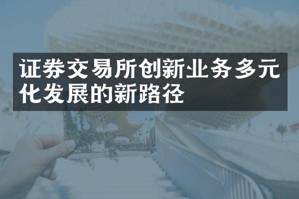 证券交易所创新业务多元化发展的新路径