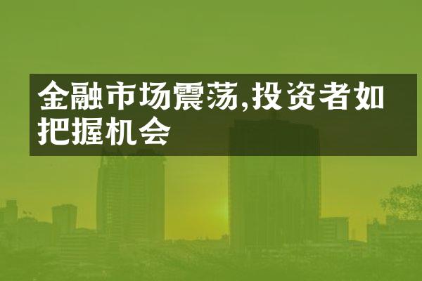 金融市场震荡,投资者如何把握机会