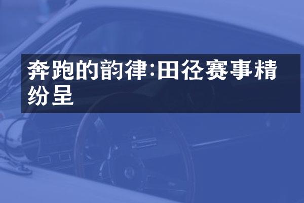 奔跑的韵律:田径赛事精彩纷呈